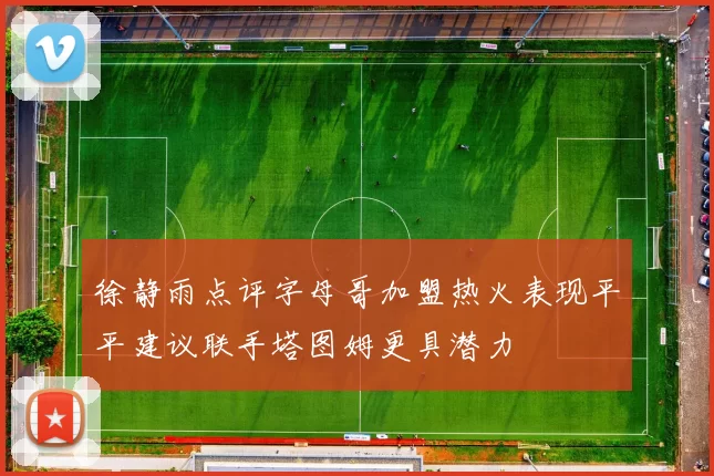 徐静雨点评字母哥加盟热火表现平平建议联手塔图姆更具潜力
