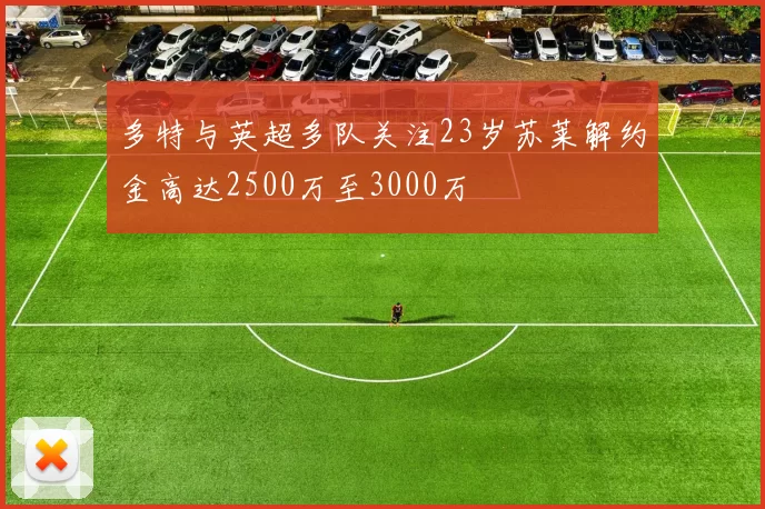 多特与英超多队关注23岁苏莱解约金高达2500万至3000万